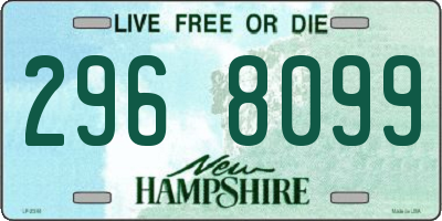 NH license plate 2968099