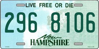 NH license plate 2968106