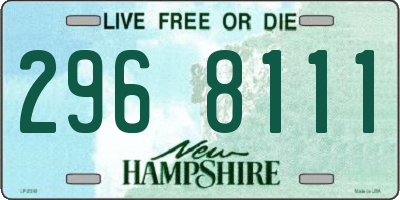 NH license plate 2968111