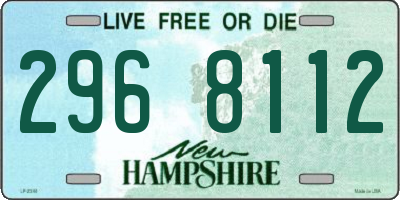 NH license plate 2968112