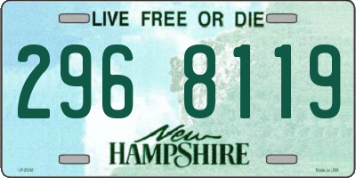 NH license plate 2968119