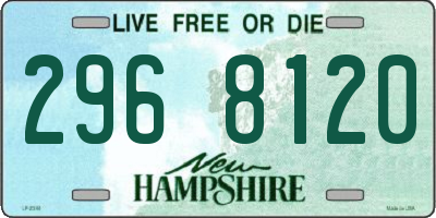 NH license plate 2968120