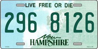 NH license plate 2968126