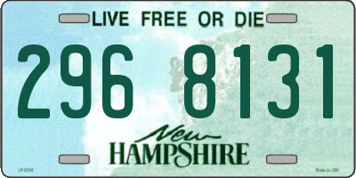 NH license plate 2968131