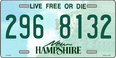 NH license plate 2968132