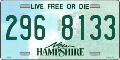 NH license plate 2968133