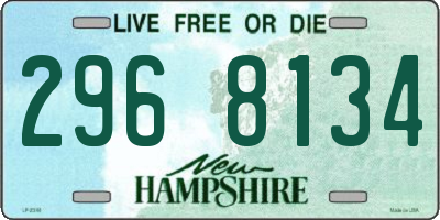 NH license plate 2968134
