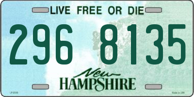 NH license plate 2968135