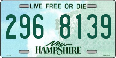 NH license plate 2968139