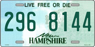 NH license plate 2968144