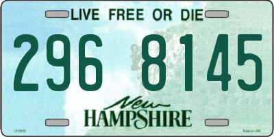 NH license plate 2968145