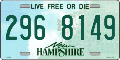 NH license plate 2968149