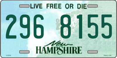 NH license plate 2968155