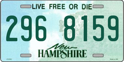 NH license plate 2968159