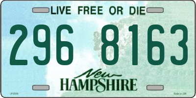 NH license plate 2968163