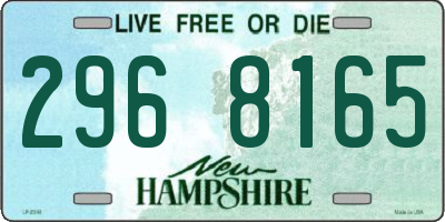NH license plate 2968165
