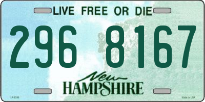 NH license plate 2968167