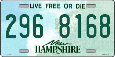 NH license plate 2968168