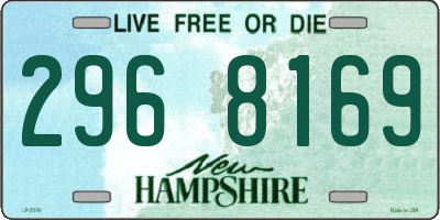 NH license plate 2968169