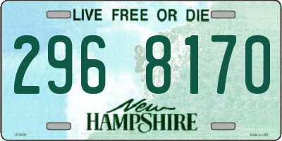 NH license plate 2968170