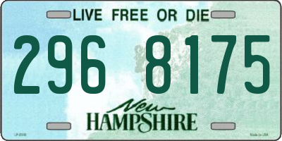 NH license plate 2968175