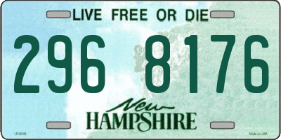 NH license plate 2968176
