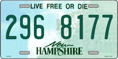 NH license plate 2968177