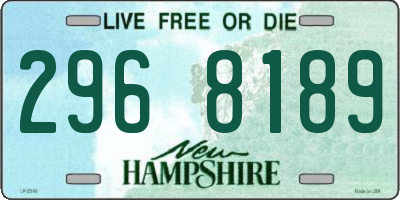 NH license plate 2968189