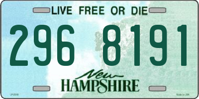 NH license plate 2968191