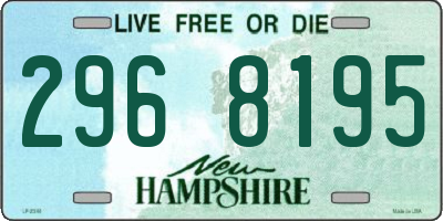NH license plate 2968195