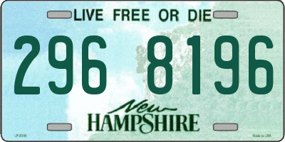 NH license plate 2968196