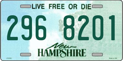 NH license plate 2968201