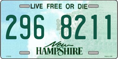 NH license plate 2968211