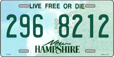 NH license plate 2968212