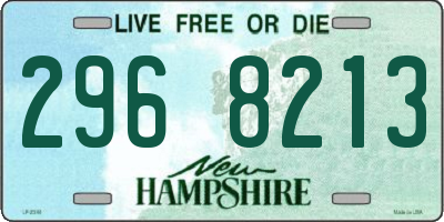 NH license plate 2968213