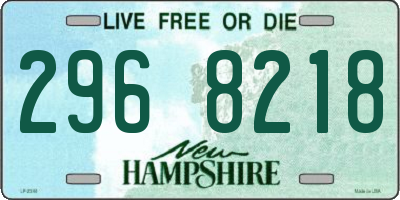NH license plate 2968218