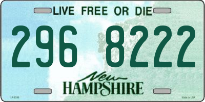 NH license plate 2968222