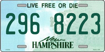 NH license plate 2968223