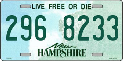 NH license plate 2968233
