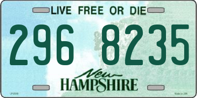 NH license plate 2968235