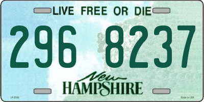 NH license plate 2968237