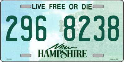 NH license plate 2968238