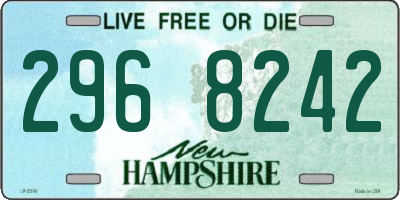 NH license plate 2968242