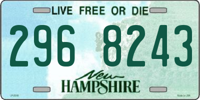 NH license plate 2968243