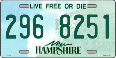 NH license plate 2968251