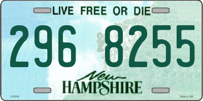 NH license plate 2968255