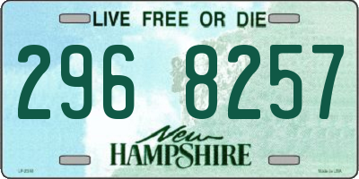 NH license plate 2968257
