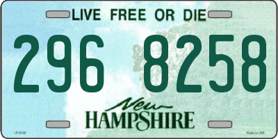 NH license plate 2968258