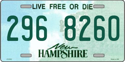 NH license plate 2968260