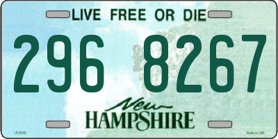 NH license plate 2968267